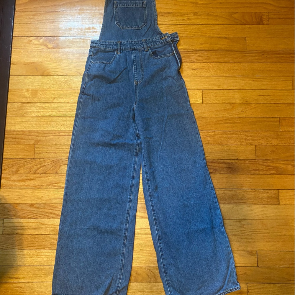 Forever 21 Light Blue Denim Overalls